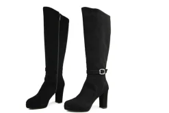 Laarzen^Lilian Laars Plateau Black Suede
