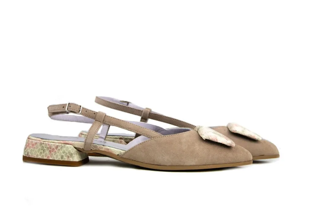 Pumps^Lilian Slingback Suede Opium