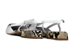 Pumps^Lilian Slingback White Pittone Roccia