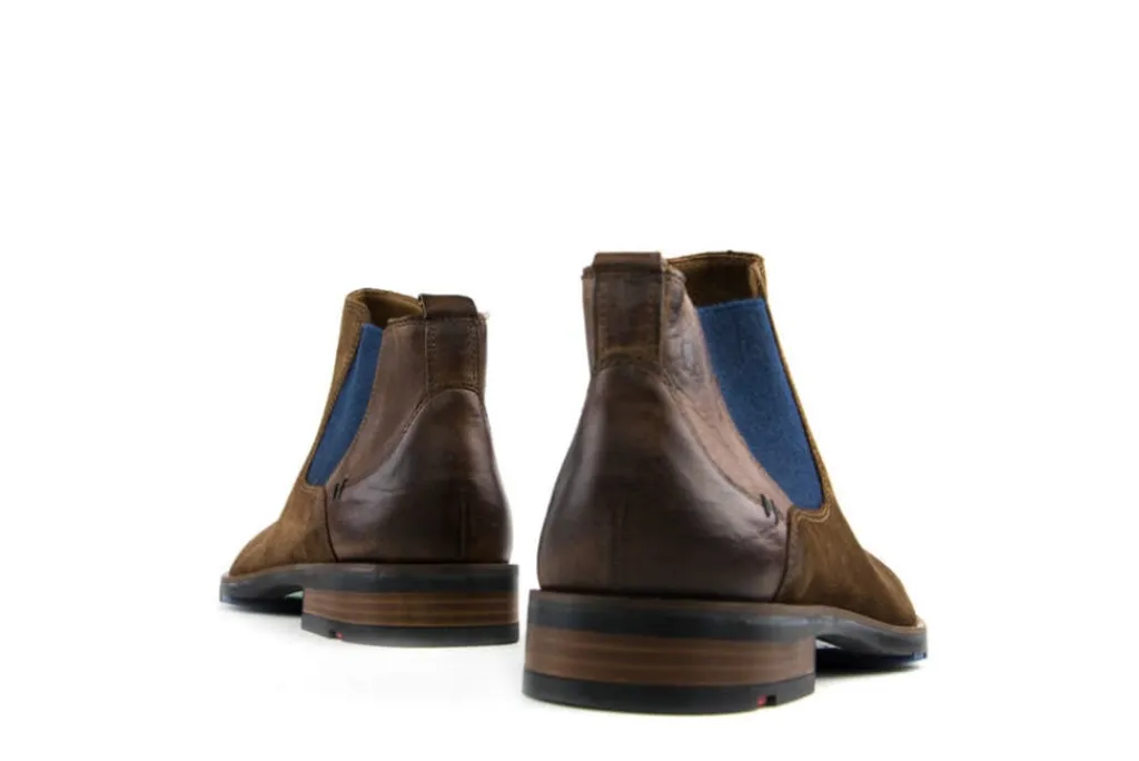 Gekleed | Laarzen^Lloyd Chelsea Havanna Cognac Suede