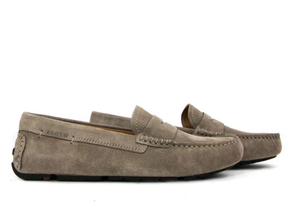 Mocassins | Loafers / Instappers^Lloyd Loafers Eljos Taupe Suede