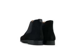 Gekleed | Laarzen^Magnanni Chelsea Boots Zwart Shaw II Crosta