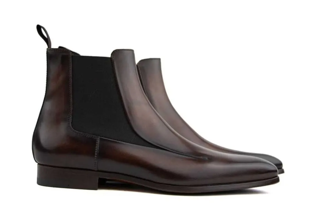 Chelsea Boots^Magnanni Chelsea Tabaco Brown Wind