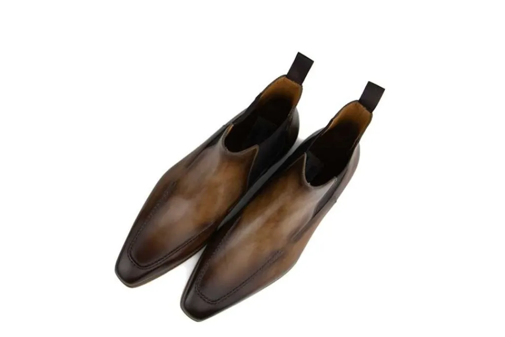 Chelsea Boots^Magnanni Chelsea Torba Brown Wind