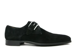 Nette Schoenen | Gespschoenen^Magnanni Crosta Zwart Suede