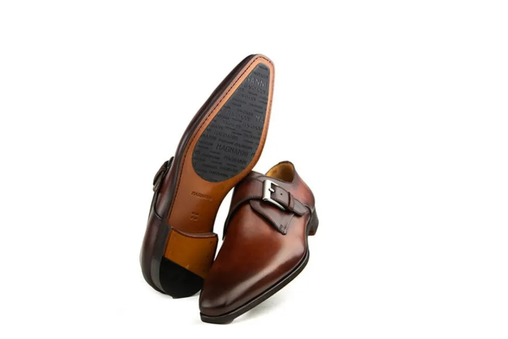 Gespschoenen | Nette Schoenen^Magnanni Gesp Cangas Cognac Wind