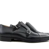 Gespschoenen | Nette Schoenen^Magnanni Gesp Garrett Black Negro Wind