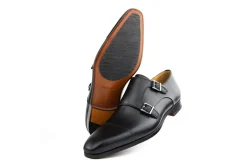 Gespschoenen | Nette Schoenen^Magnanni Gesp Garrett Black Negro Wind