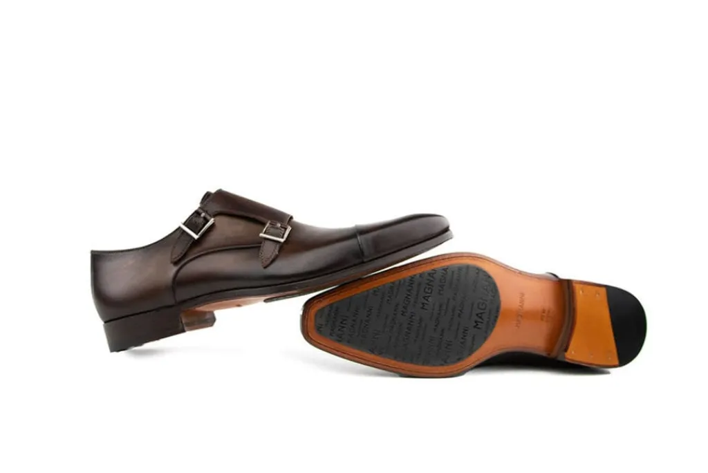 Gespschoenen | Nette Schoenen^Magnanni Gesp Garrett Tabaco Wind
