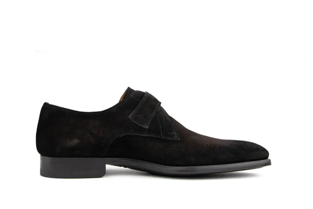 Gespschoenen | Nette Schoenen^Magnanni Gesp Schoen Crostidifu Bruin Suede