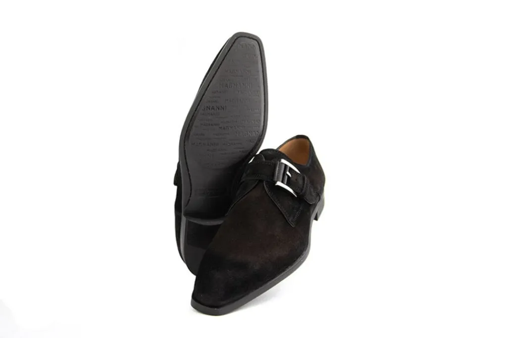 Gespschoenen | Nette Schoenen^Magnanni Gesp Schoen Crostidifu Bruin Suede