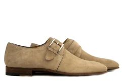 Nette Schoenen | Gespschoenen^Magnanni Gesp Taupe Ante Cabra