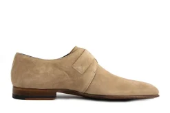 Nette Schoenen | Gespschoenen^Magnanni Gesp Taupe Ante Cabra