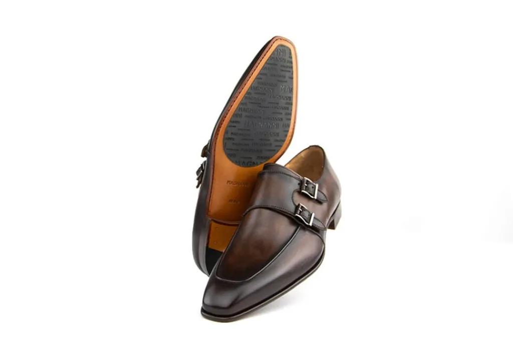 Gespschoenen | Nette Schoenen^Magnanni Gesp Wind Tabaco