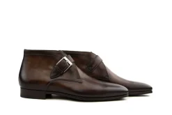 Gespschoenen | Nette Schoenen^Magnanni Hoge Gesp Tabaco Wind