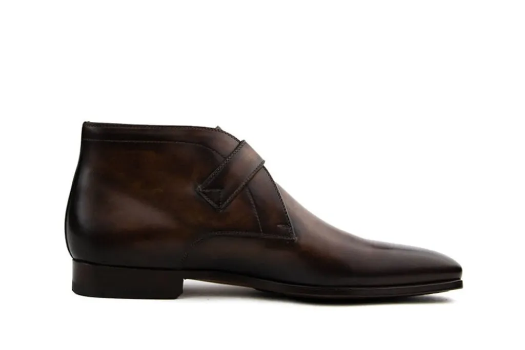 Gespschoenen | Nette Schoenen^Magnanni Hoge Gesp Tabaco Wind