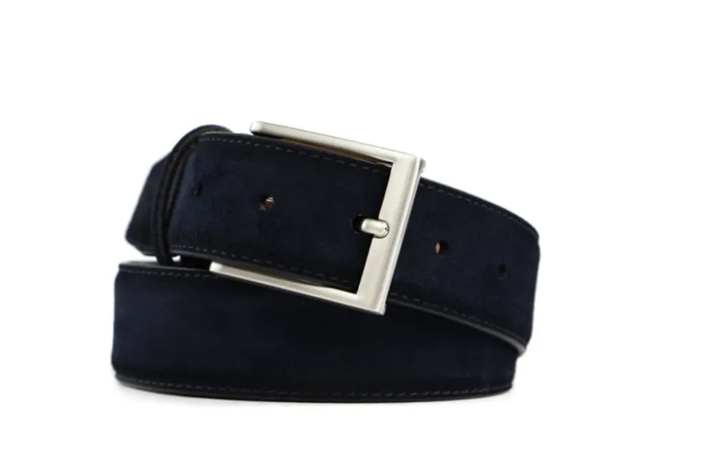 Riemen | Herenaccessoires^Magnanni Riem Antidifu Navy