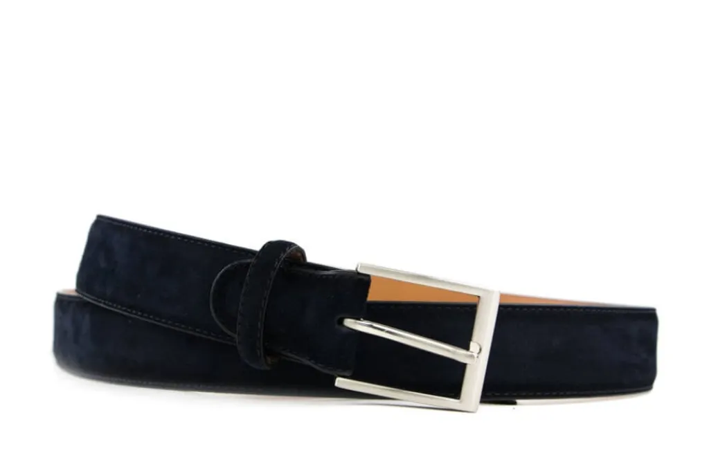 Riemen | Herenaccessoires^Magnanni Riem Antidifu Navy