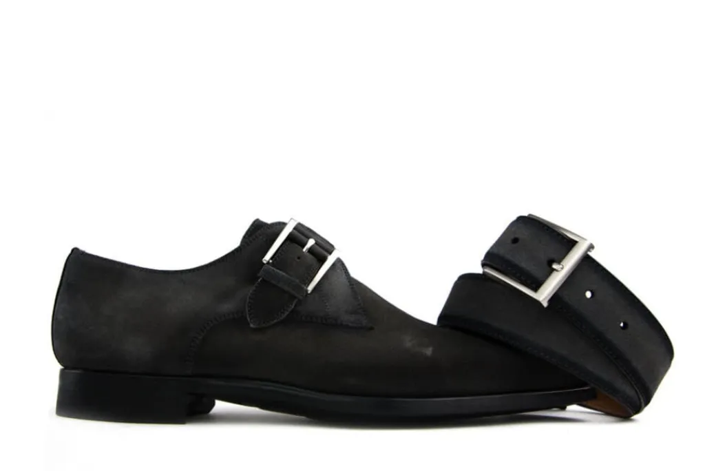 Riemen | Herenaccessoires^Magnanni Riem Grijs Crostidifu