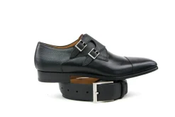 Riemen | Herenaccessoires^Magnanni Riem Wind Grab. Cott Negro