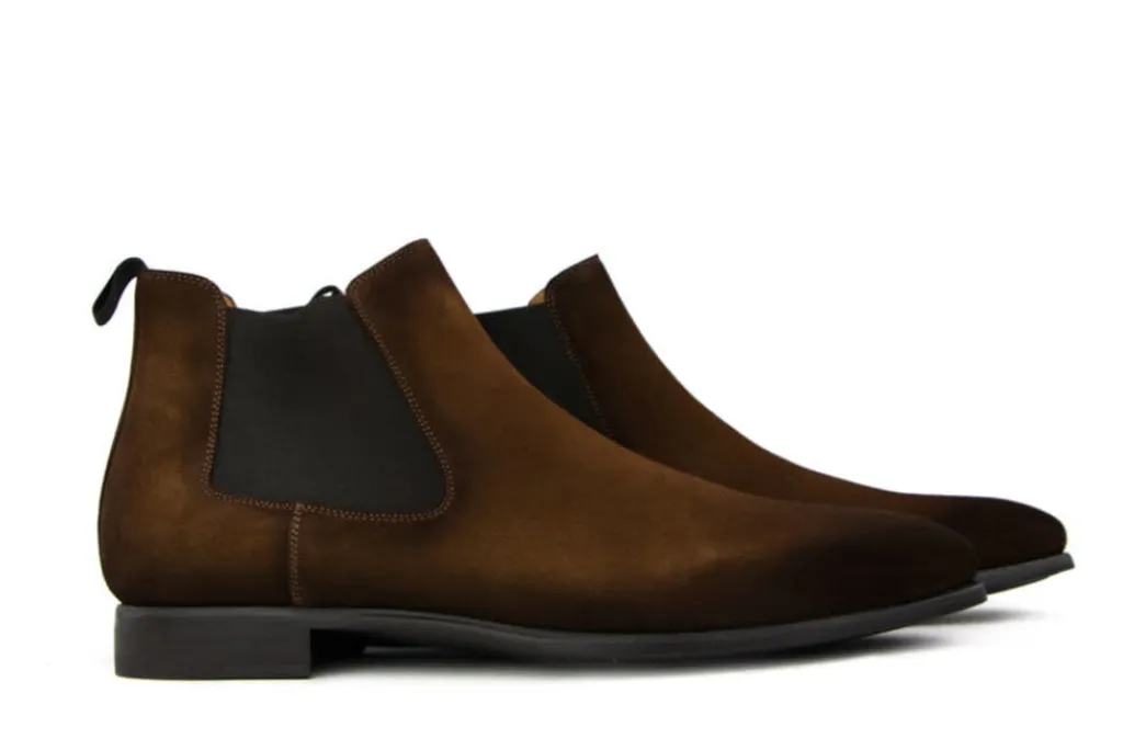 Gekleed | Laarzen^Magnanni Shaw II Chelsea Crostidifu Cognac Suede