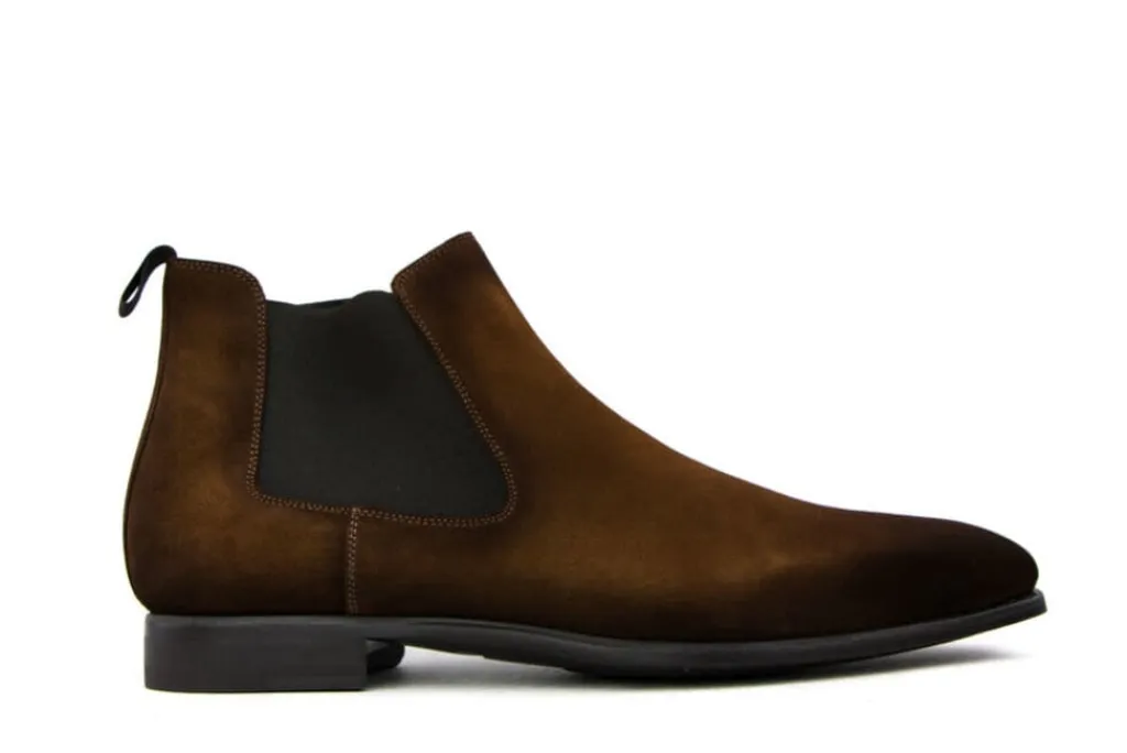 Gekleed | Laarzen^Magnanni Shaw II Chelsea Crostidifu Cognac Suede
