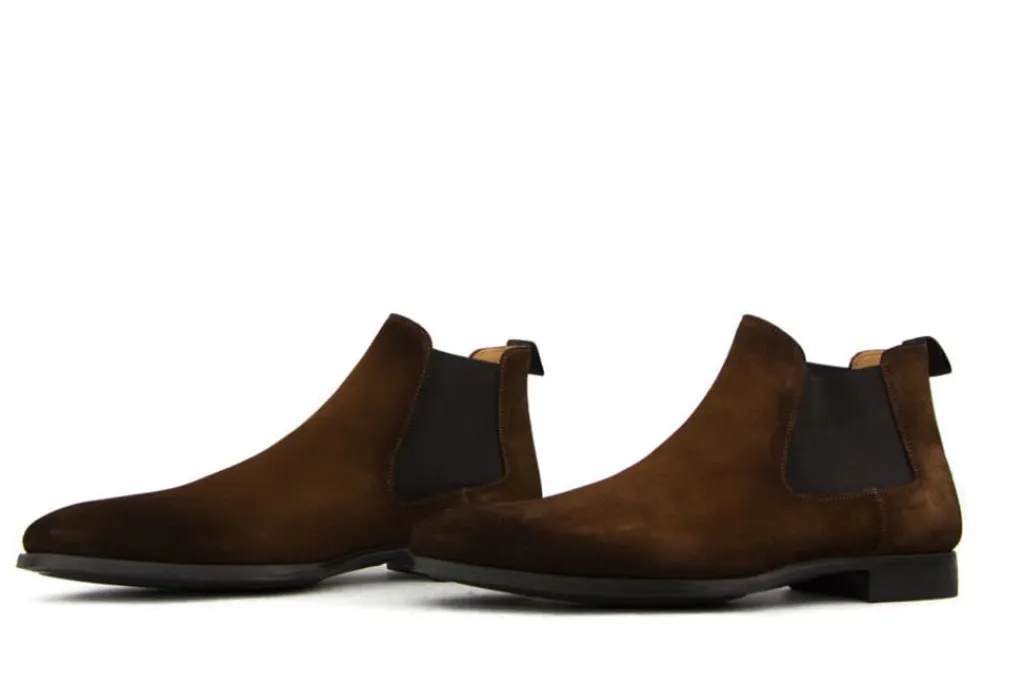 Gekleed | Laarzen^Magnanni Shaw II Chelsea Crostidifu Cognac Suede