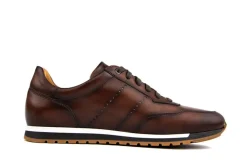 Sneakers^Magnanni Sneaker Caoba Mid Brown Bowei