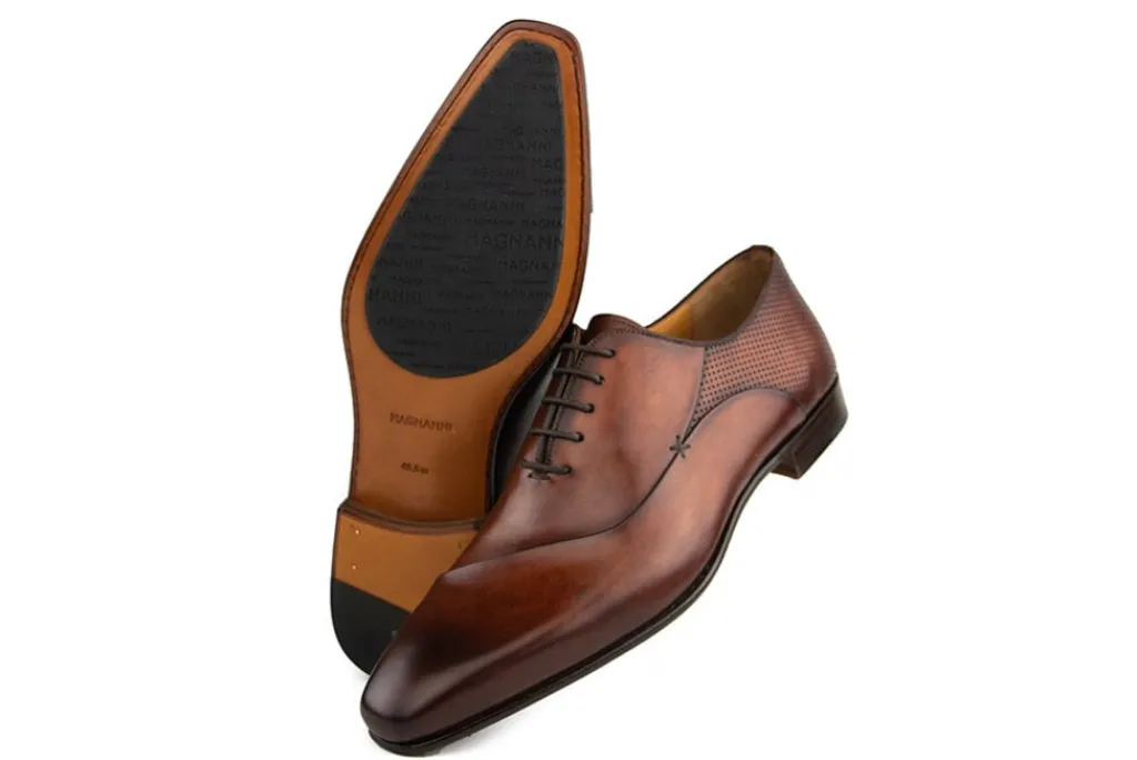 Veterschoenen | Nette Schoenen^Magnanni Veter Wind Cognac al Tono Laser