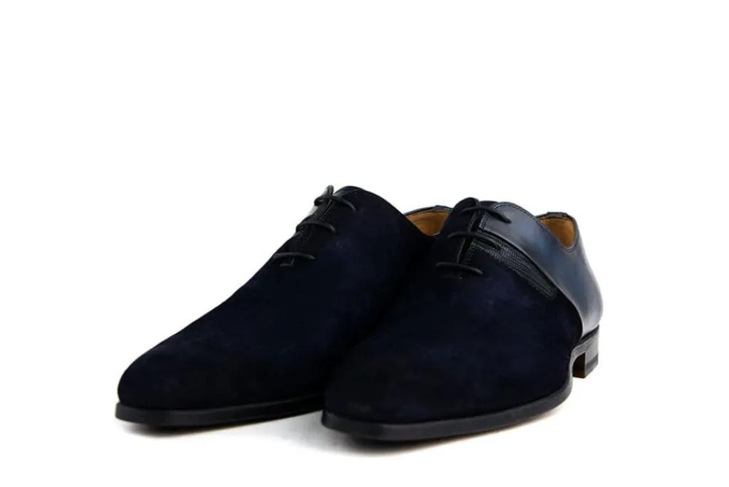 Veterschoenen | Nette Schoenen^Magnanni Veterschoen Tejullington Donkerblauw