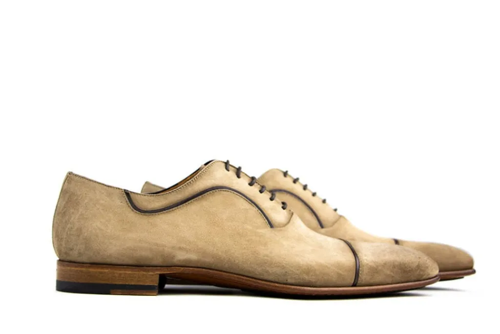 Veterschoenen | Nette Schoenen^Magnanni Veterschoenen Taupe Antidifu Becerrito Marron
