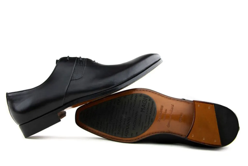 Veterschoenen | Nette Schoenen^Magnanni Veterschoenen Zwart Wind Tejulington