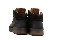 Veterschoenen^Mephisto Hoge Veter Pitt Dark Brown Nevada