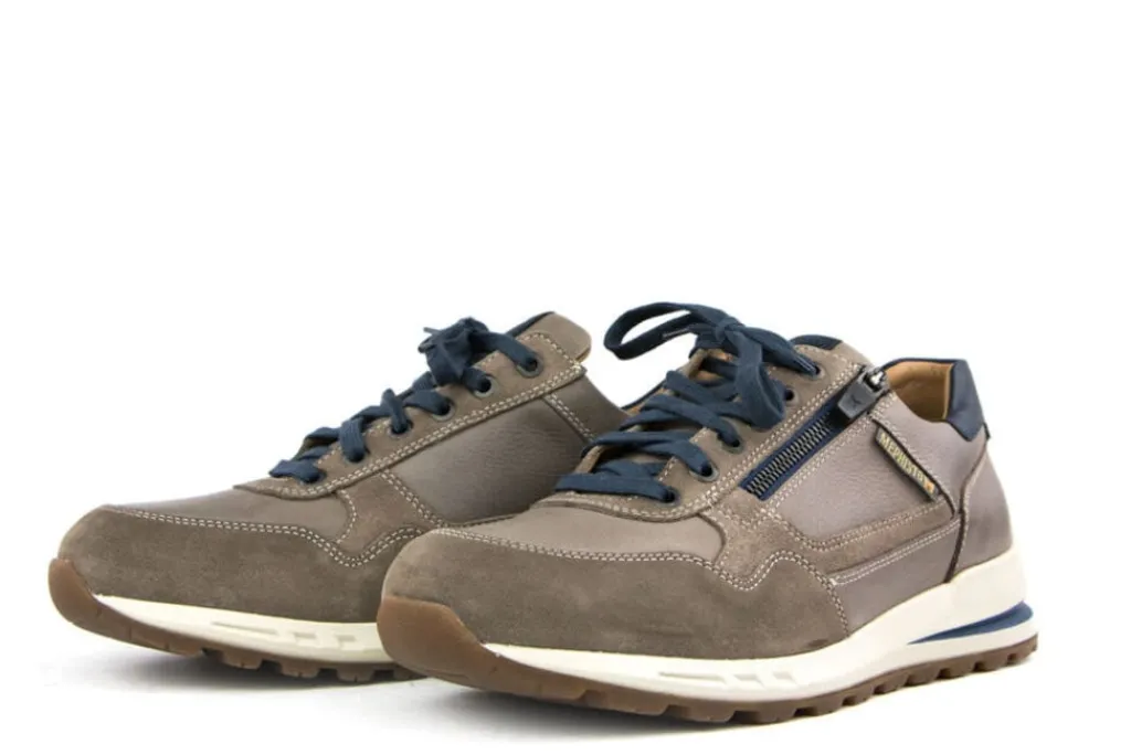 Sneakers^Mephisto Sneaker Bradley Warm Grey 4284