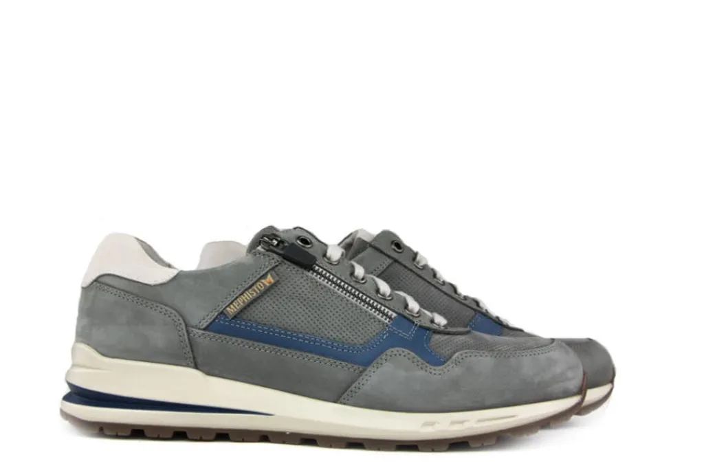 Veterschoenen^Mephisto Veter Bradley Light Grey