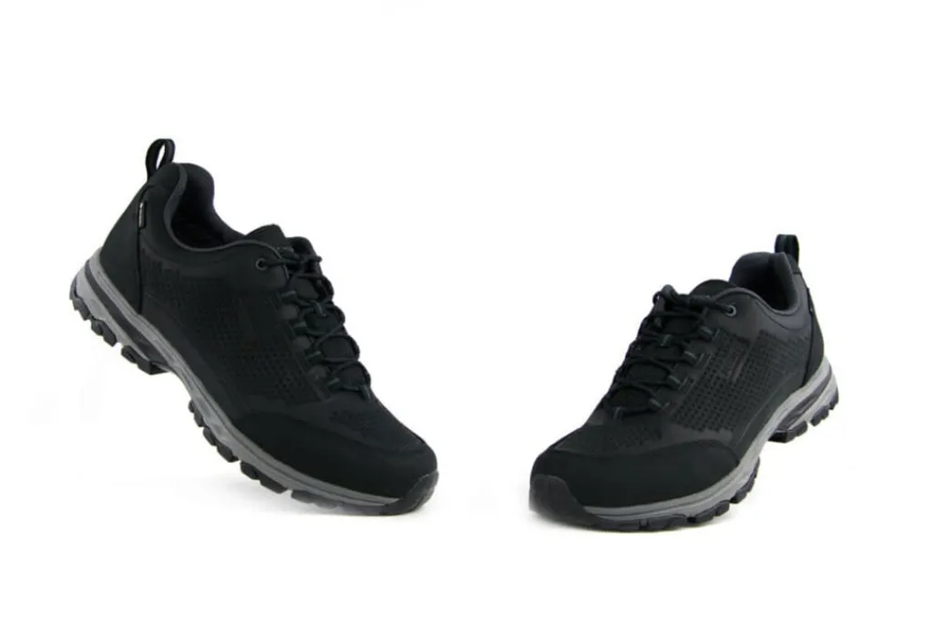 Wandelschoenen^Meindl Miendl Veterschoen Montreal GTX Zwart
