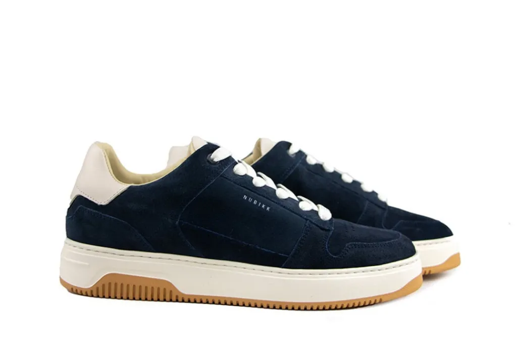 Sneakers^Nubikk Basket Court Miele Blue Suede
