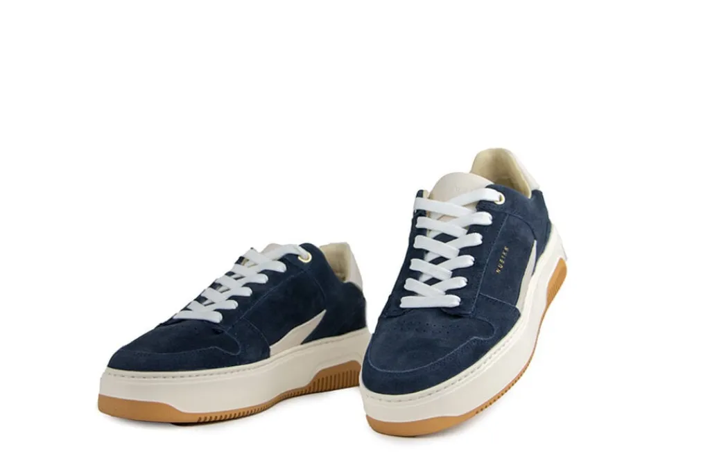 Sneakers^Nubikk Basket Court Miele Light Blue Combi