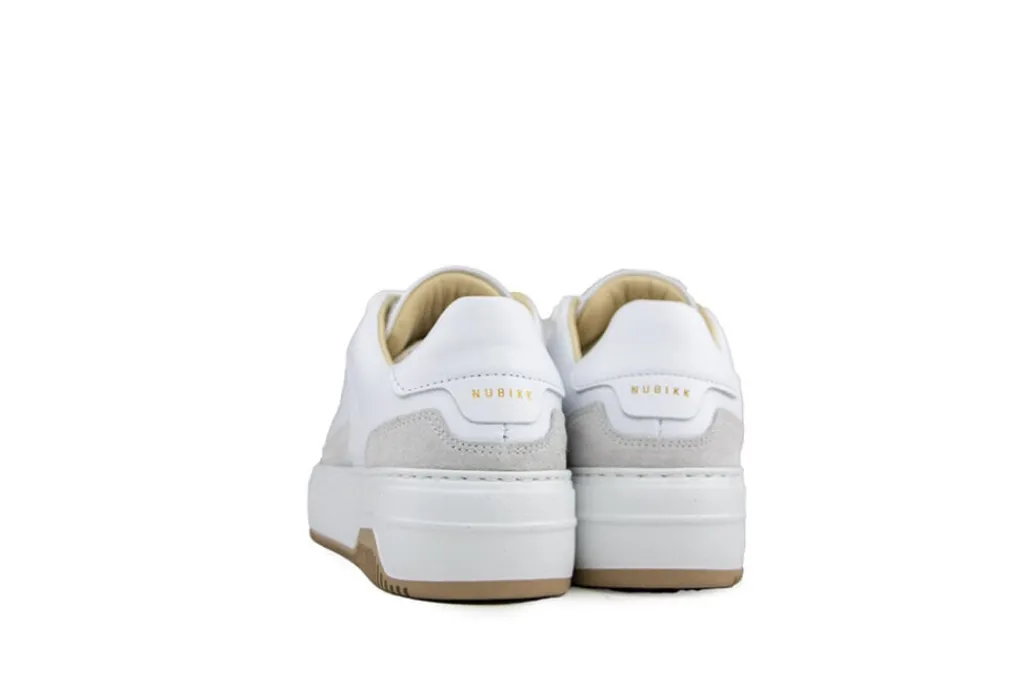 Sneakers^Nubikk Basket Court White Combi Suede