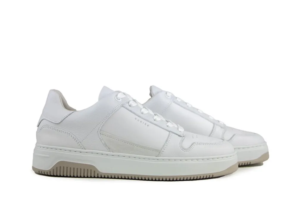 Sneakers^Nubikk Basket Court White Combi Suède