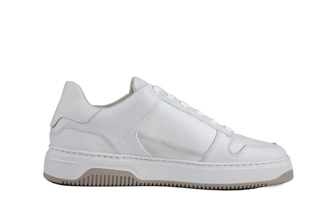 Sneakers^Nubikk Basket Court White Combi Suède