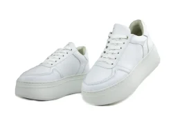 Sneakers^Nubikk Bayou Platform White Leather