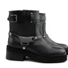 Veterboots En Bikerboots^Nubikk Eve Maryn Black Leather