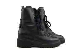 Veterboots En Bikerboots^Nubikk Fae Bobbi Black Leather