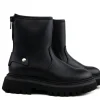 Veterboots En Bikerboots^Nubikk Fae Leva Fur JR Black Leather