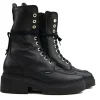 Veterboots En Bikerboots^Nubikk Finn Aubine Black Leather