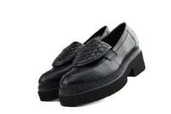 Instappers | Loafers / Instappers^Nubikk Finn Gatsby Black Leather