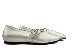 Ballerina's | Loafers / Instappers^Nubikk Gisele Grace Gold Metallic Shiny