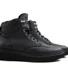 Veterboots En Bikerboot^Nubikk Jonah Polar Fur Black Raven Leather