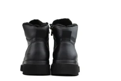 Veterboots En Bikerboot^Nubikk Jonah Polar Fur Black Raven Leather